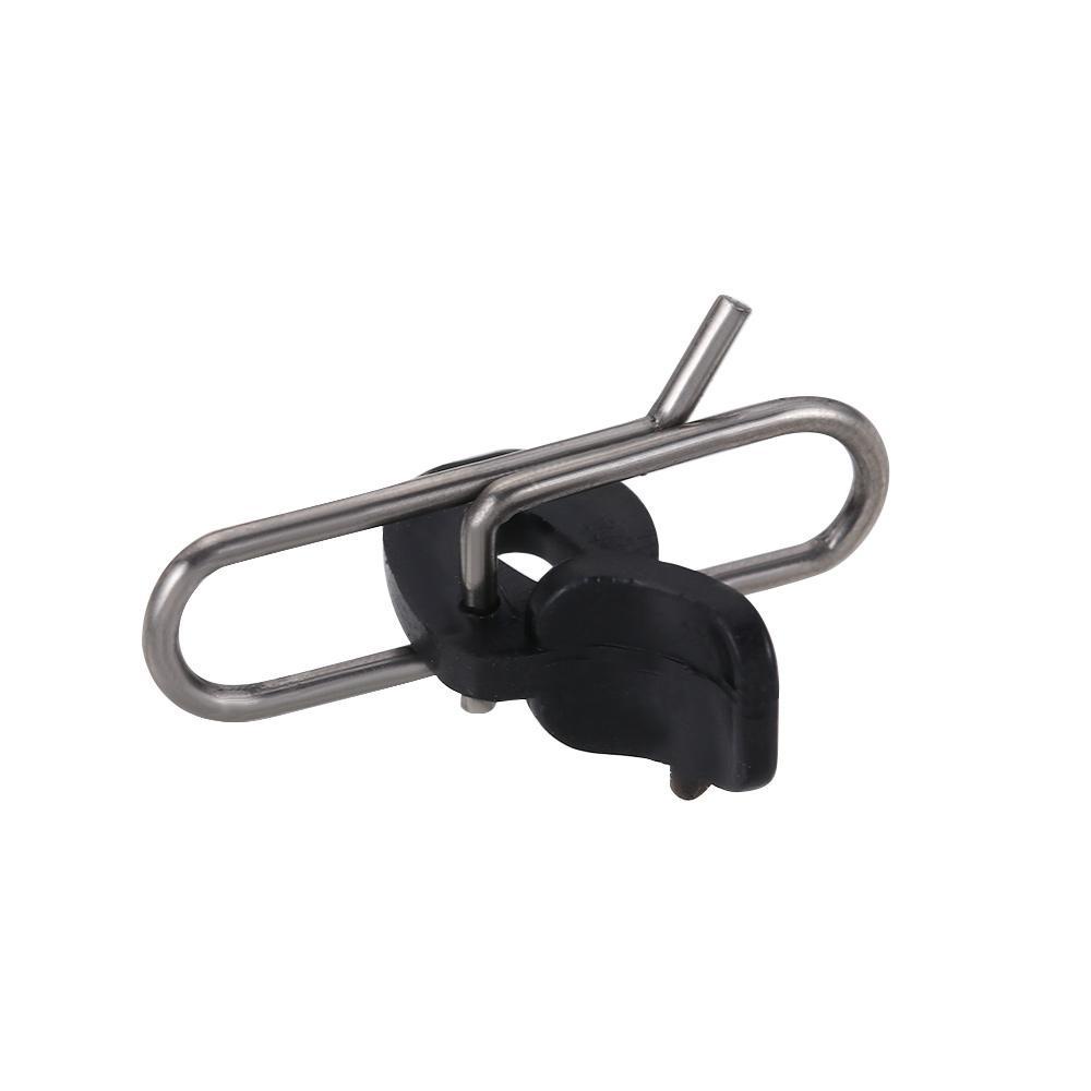 Phụ Kiện Móc Câu Cá Bằng Thép Không Gỉ Màu Đen / Đỏ Tháo Gỡ Dễ Dàng