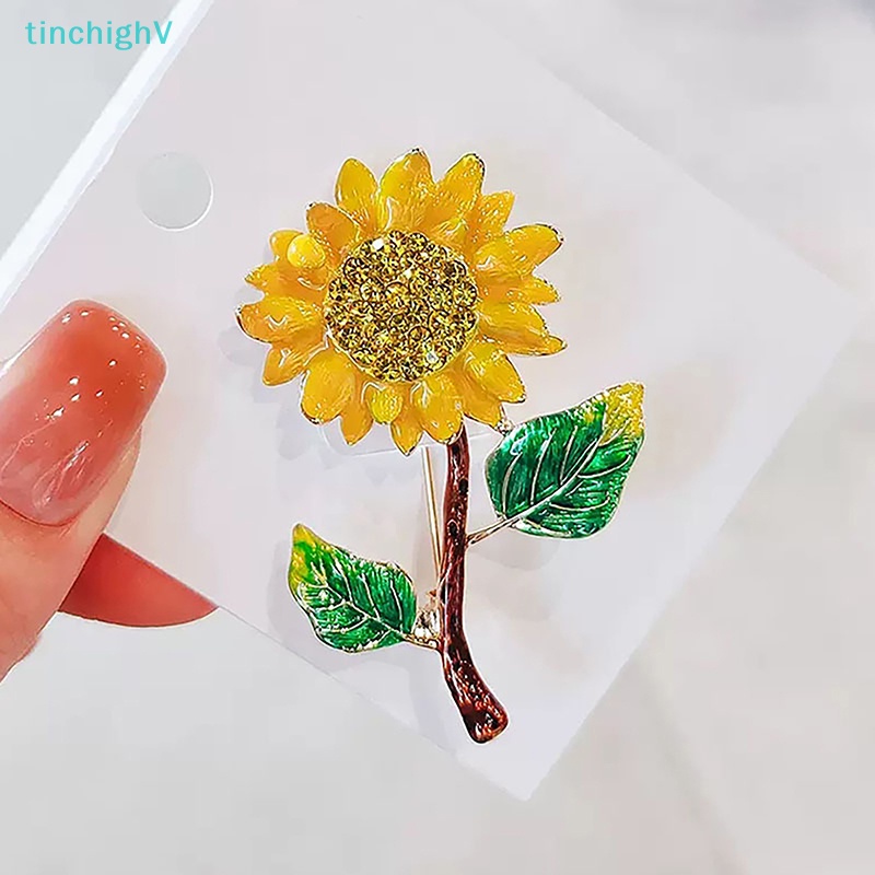 Ghim Cài Áo Hình Hoa Hướng Dương Thời Trang Cho Nữ