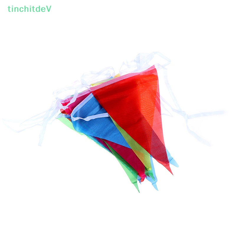 Dây Cờ Tam Giác 8M Nhiều Màu Trang Trí Tiệc [Mới] [Mới]