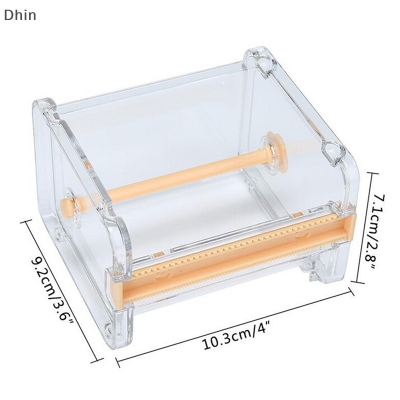 [Dhin] Desktop Tape Dispenser Tape Cutter Washi Tape Dispenser Roll Tape Holder COD