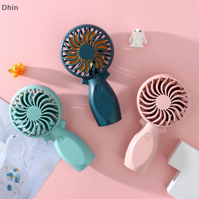 [Dhin] Portable Small Fan Fan Lightweight Lazy Fan Gift Mini Fan Creative Small Fans Pocket Hand-held Fan Wedding Gift COD