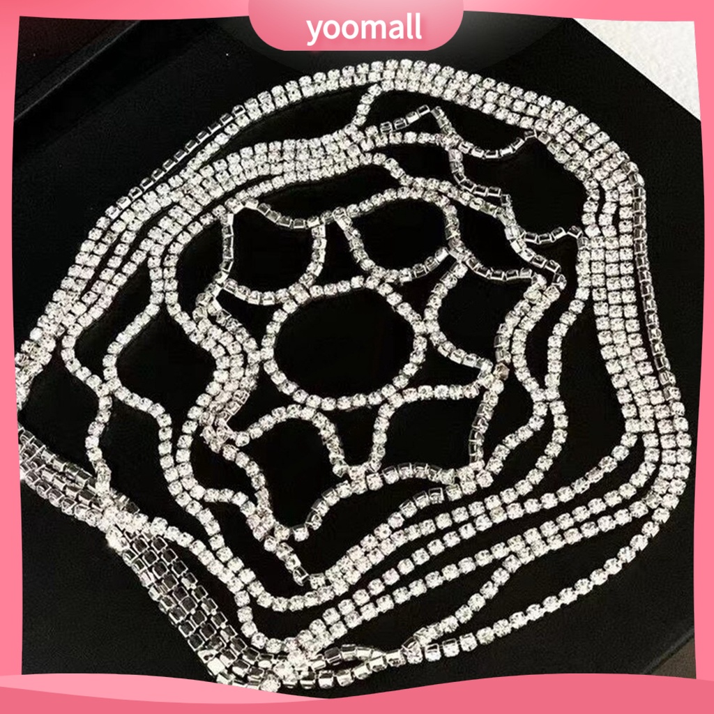 [YM] Cài Tóc Nhiều Lớp Thiết Kế Rỗng Đơn Giản Sang Trọng Quyến Rũ Cho Đám Cưới