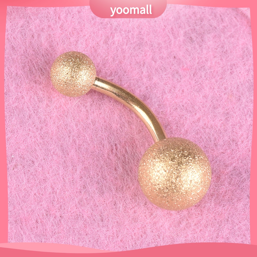 Khuyên Rốn Dạng Thanh Tạ Đôi Bằng Thép Không Gỉ Gợi Cảm Cho Nữ