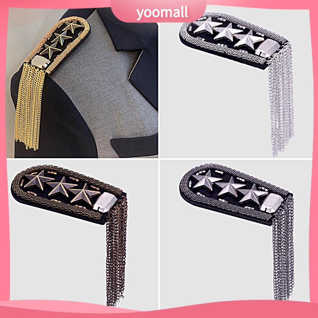 [YM] Bùa Hộ Mệnh Tua Rua Dây Xích Đeo Vai Đa Năng Quyến Rũ Sáng Bóng Trang Trí Biểu Diễn Cho Unisex