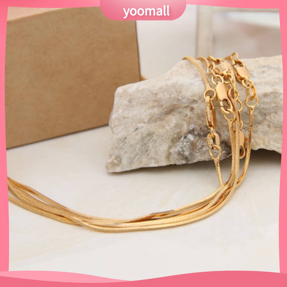 Vòng cổ Mạ Vàng Dạng Rắn Thời Trang Cho Nam Nữ