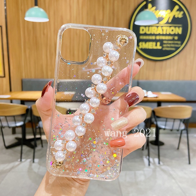 Ốp Điện Thoại Mềm Trang Trí Kim Tuyến Kèm Dây Đeo Cho OPPO Reno10 Pro + Plus 5G Reno 10 Reno10Pro + OPPO A78 NFC 4G 2023