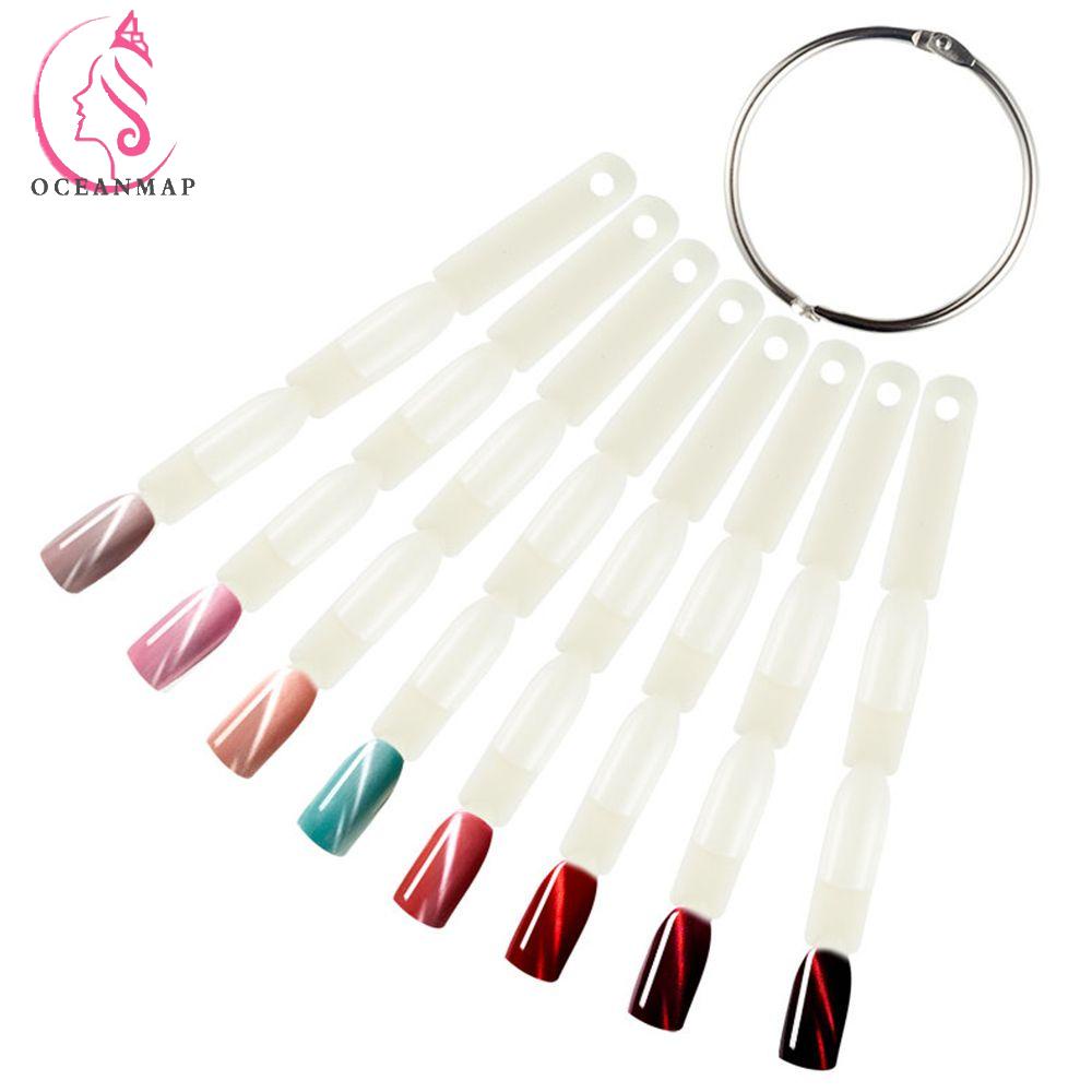 OCEANMAP Giá Đỡ Trưng Bày Móng Tay Giả Bền Bỉ Có Thể Gấp Gọn