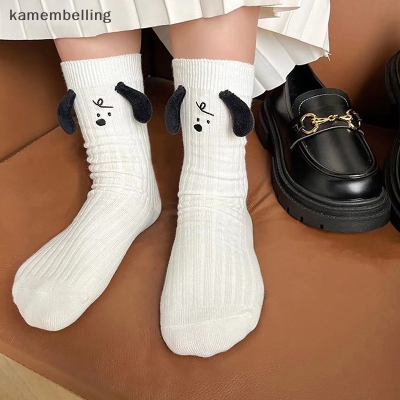 Vớ Đan Len Hình Cún 3D Dễ Thương Vui Nhộn Thời Trang Đường Phố Mới Cho Cặp Đôi