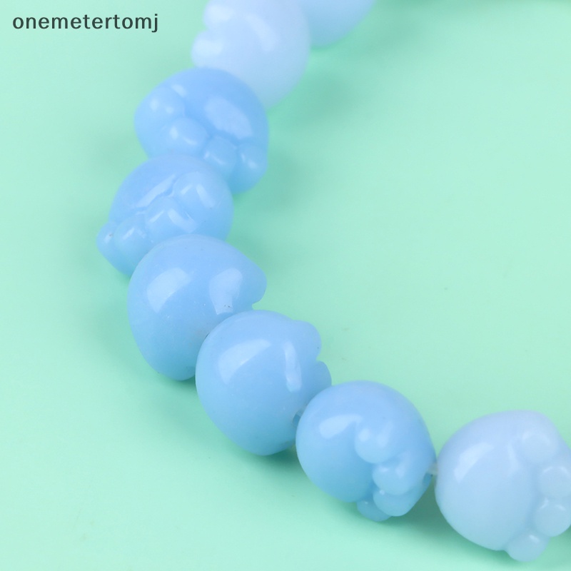 Onemetertomj Vòng Tay Chuỗi Hạt Màu Gradient Mềm Mại Dành Cho Cặp Đôi