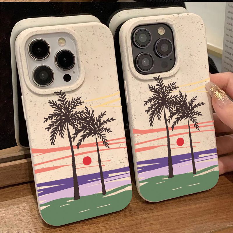 Ốp Điện Thoại Dẻo Họa Tiết Bãi Biển Đơn Giản Chống Sốc Cho Iphone12 7 plus131114Ốp Điện Thoại Họa Tiết Red Day T3LI Cho Pro 8Max T3LI