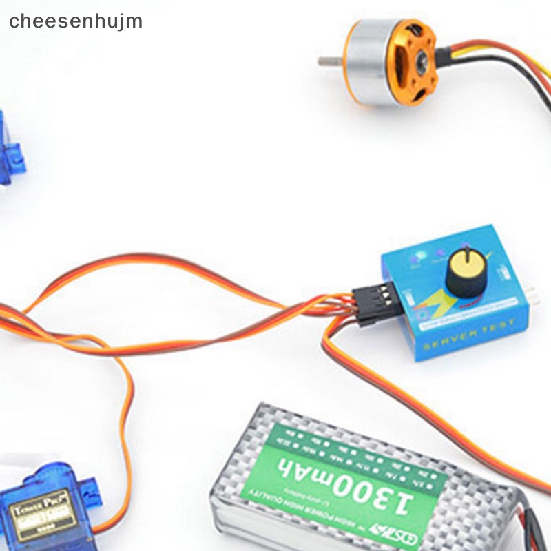 Thiết Bị Kiểm Tra Tốc Độ Động Cơ Servo 3CH ECS CCPM Chuyên Dụng Cho Mô Hình Điều Khiển Từ Xa