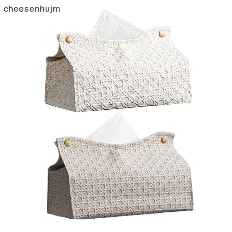 Hộp Đựng Khăn Giấy Bằng Da PU Chống Nước Chống Bụi Có Thể Gấp Gọn Phong Cách Châu Âu