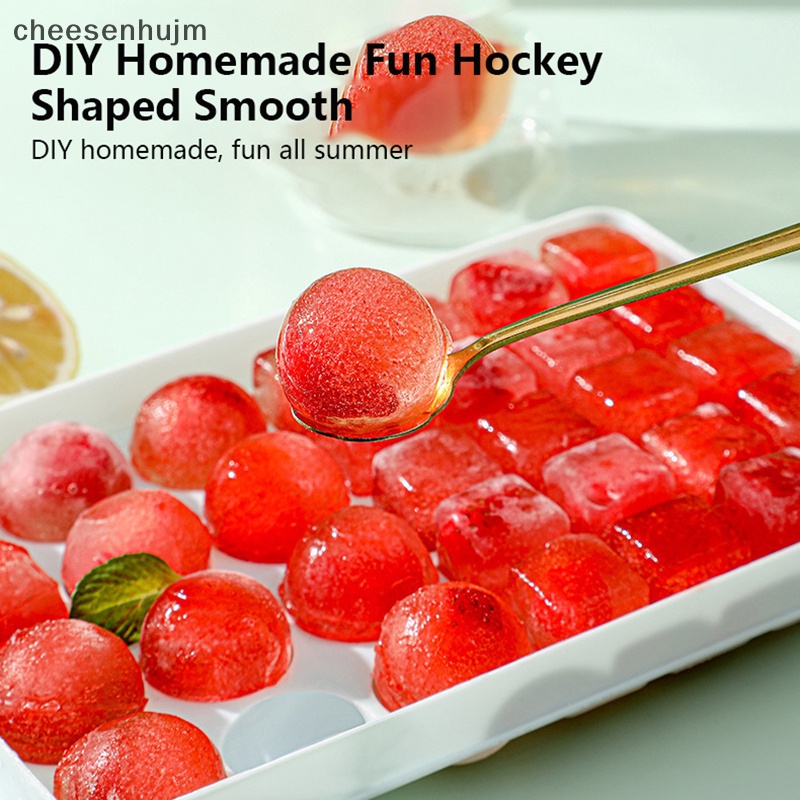 1 Khay Làm Đá Hình Tròn Có Nắp Bằng Nhựa DIY