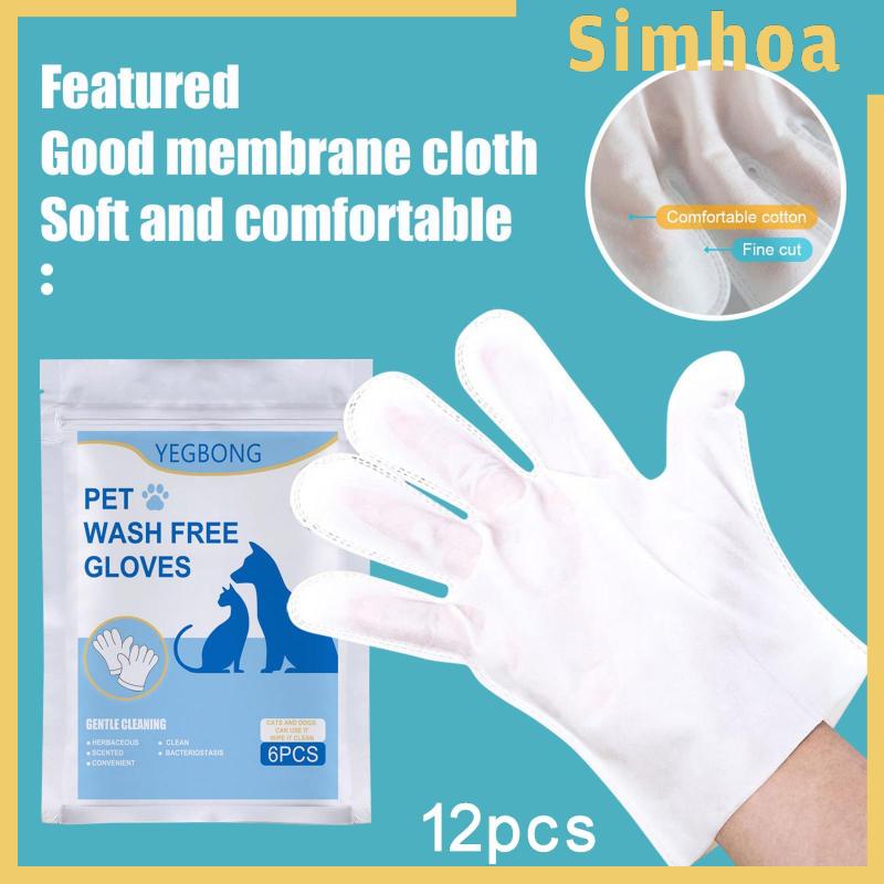 Bộ 12 Găng Tay Dùng Một Lần Tiện Dụng Cho Thú Cưng