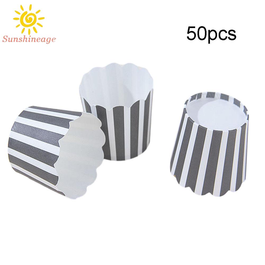 Set 50 / 100 / 200 CốC GiấY ĐựNg BáNh Cupcake TiệN DụNg