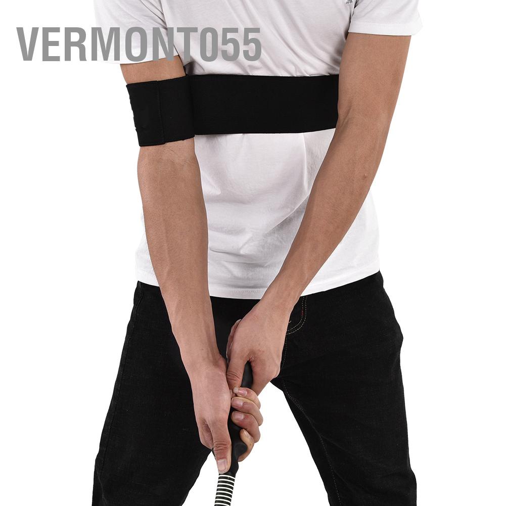 Vermont055 Golf Swing Dụng cụ hỗ trợ thực hành Hỗ khuỷu tay Brace Arm Band Phụ kiện đào tạo