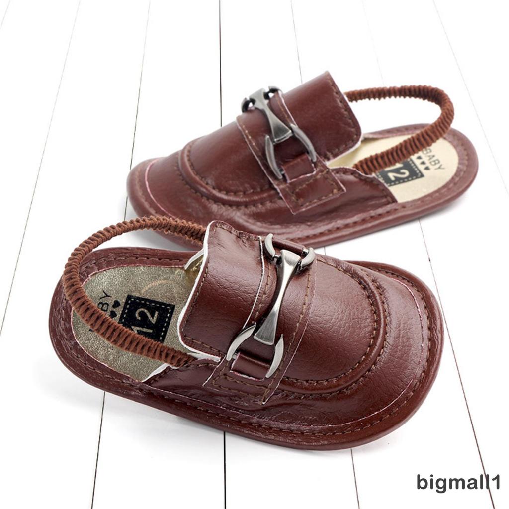 Xăng đan Bằng Da PU Đế Bằng Chống Trượt Dành Cho Bé Yêu