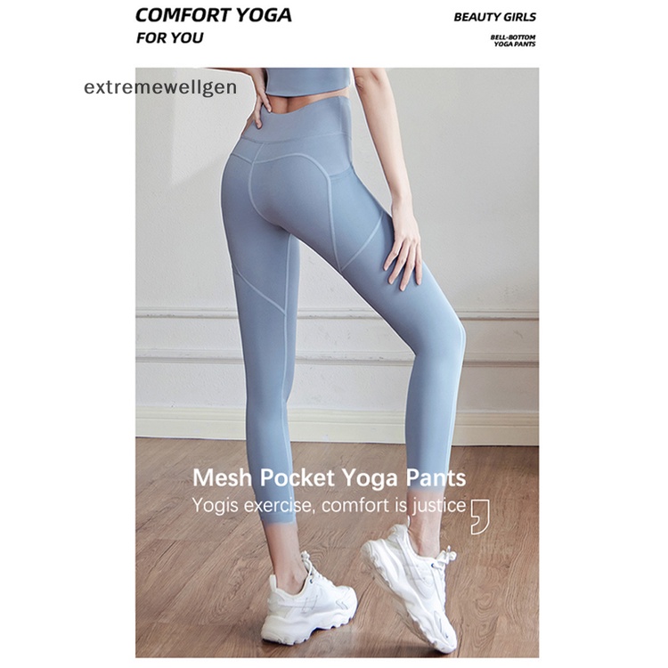 [Cực Tốt] Bộ Đồ Thể Thao Legging Mềm Và Co Giãn Lưng Cao Mặc Ngoài Trời Cho Nữ LLF