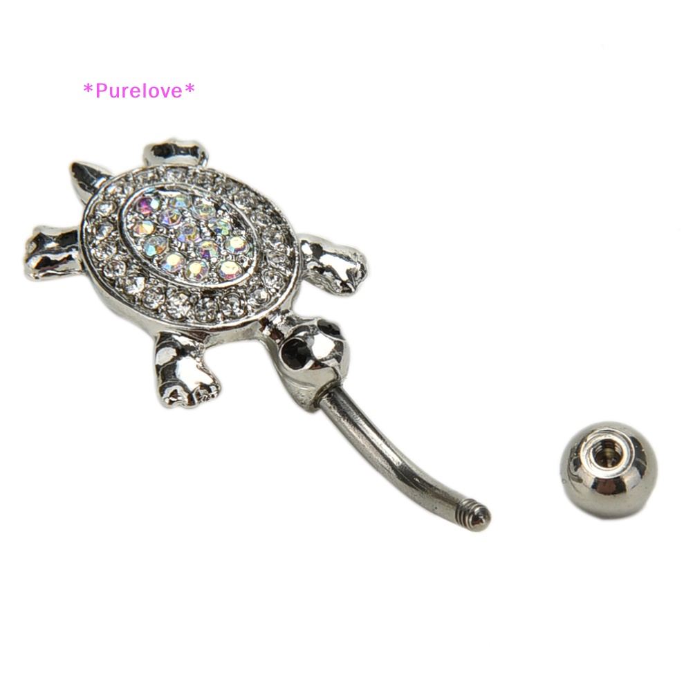 Khuyên Rốn Hình Rùa Đính Đá Quyến Rũ Cho Nữ Mới