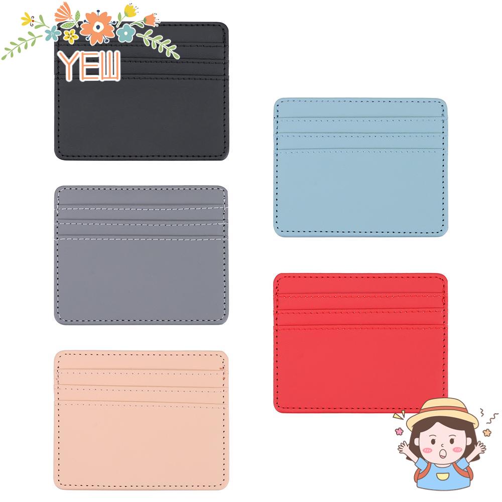 Ví Da Đựng Thẻ ID / Tiền Phong Cách Doanh Nhân Tiện Dụng Mang Theo Du