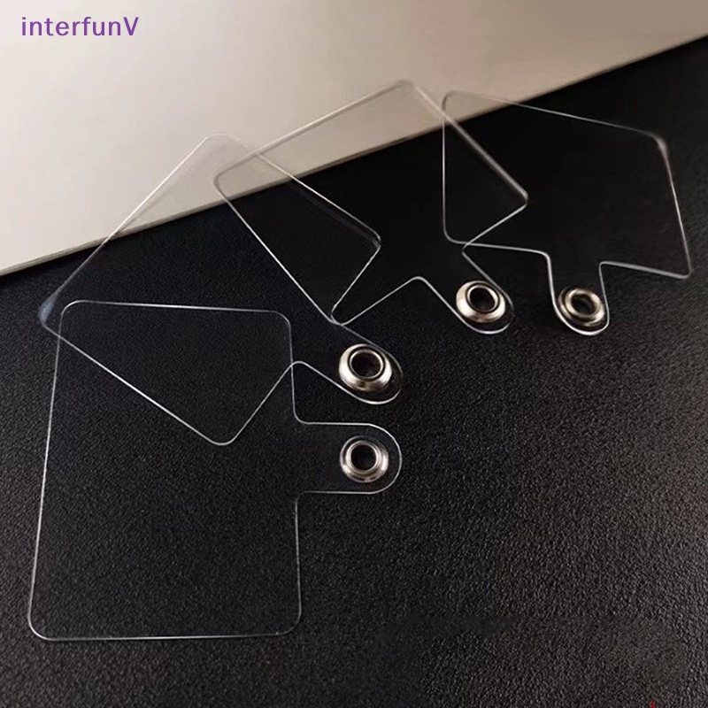 Set 10 Dây Đeo Điện Thoại Trong Suốt Tháo Rời Được Tiện Lợi