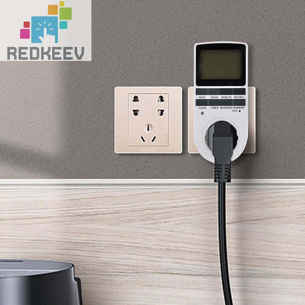 Ổ Cắm Điện Hẹn Giờ Màn Hình LCD Tiện Dụng Cho Nhà Bếp