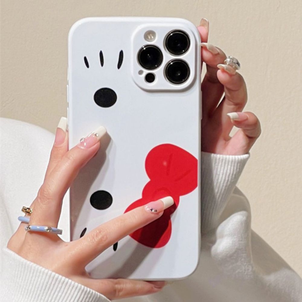 Ốp Điện Thoại TPU Dẻo Họa Tiết Hoạt Hình Hello Kitty Dễ Thương Cho IPhone 11 12 13 14 Pro Max