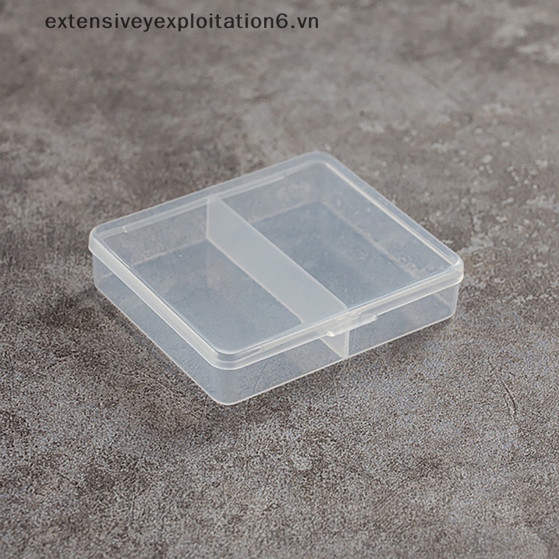 Hộp Đựng Đồ Trang Sức Bằng Nhựa Hình Vuông Trong Suốt