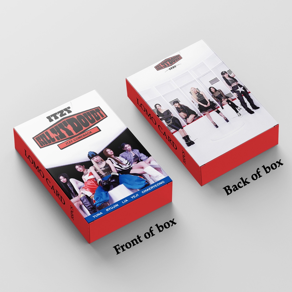 55pcs/box ITZY KILL MY DOUBT Album Photocard Lia Ryujin Yeji Chaeryeong Yuna Lomo Cards BET ON ME Kpop Postcards LETAOTAO2023
