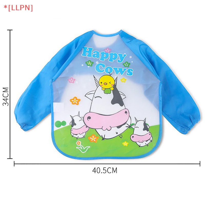 Yếm Ăn Chống Thấm Nước In Họa Tiết Dễ Thương Cho Bé