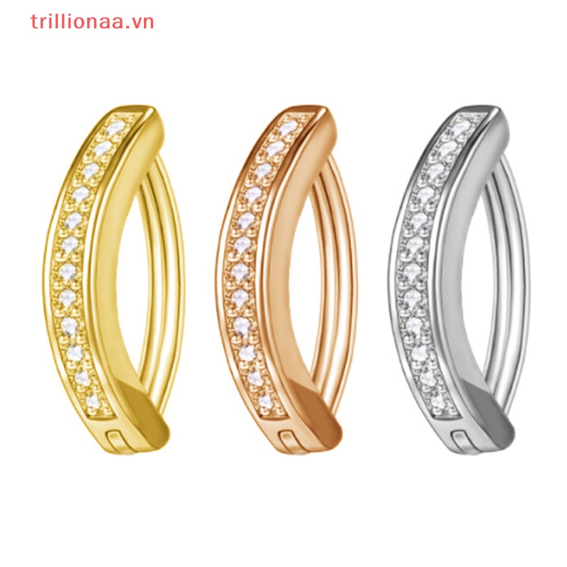 1 Khuyên Rốn Đính Đá Zircon Trang Sức Đi Biển Mùa Hè Tối Giản Cho Nữ