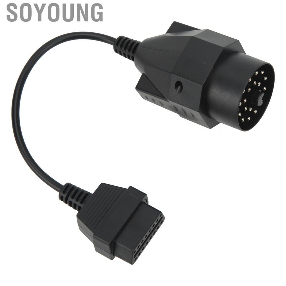 Soyoung OBD II Adapter Cable 20 Pin to OBD2 Connector Round Diagnostic  Tool