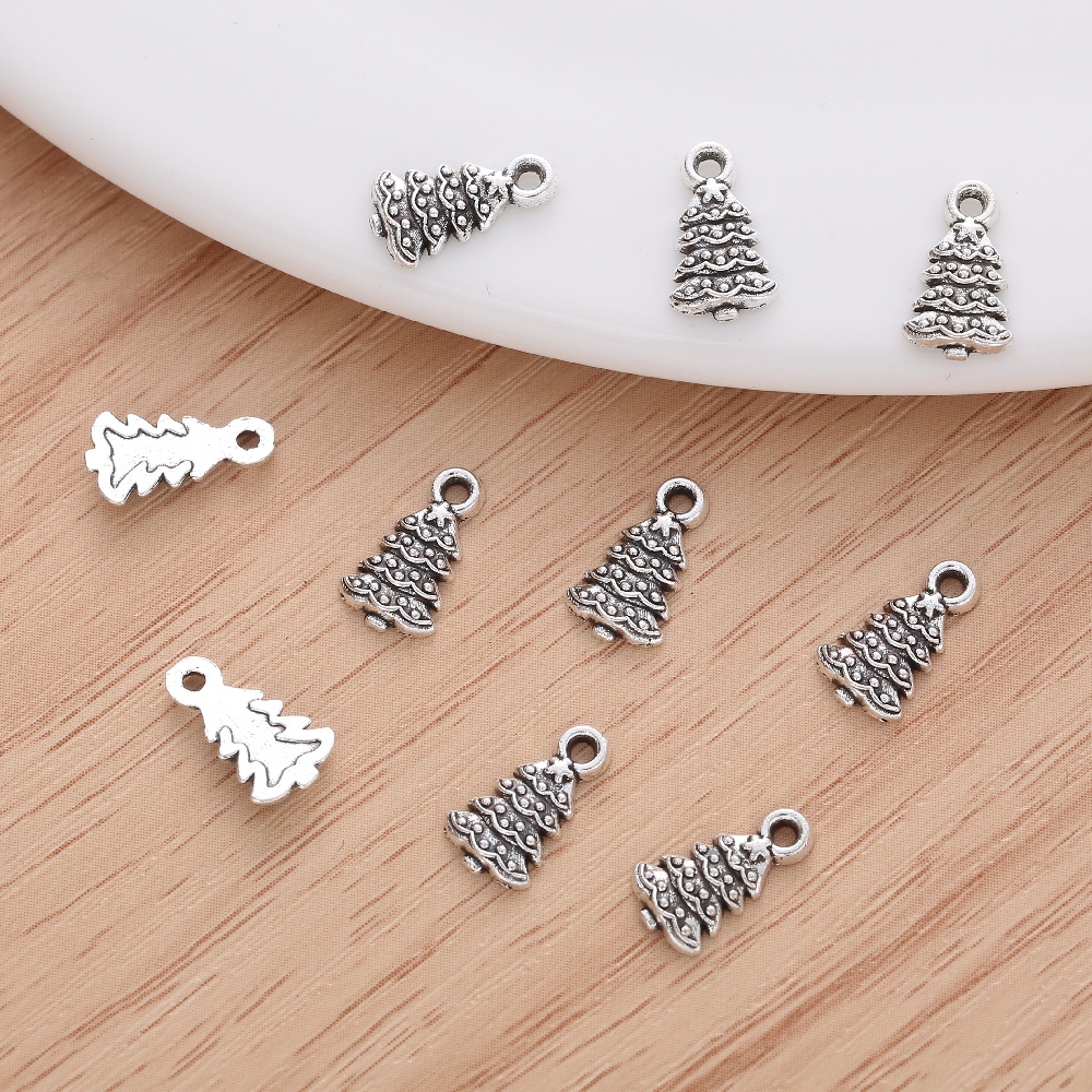 Bộ 50 Mặt Vòng cổ Hình Cây Thông Giáng Sinh Thời Trang