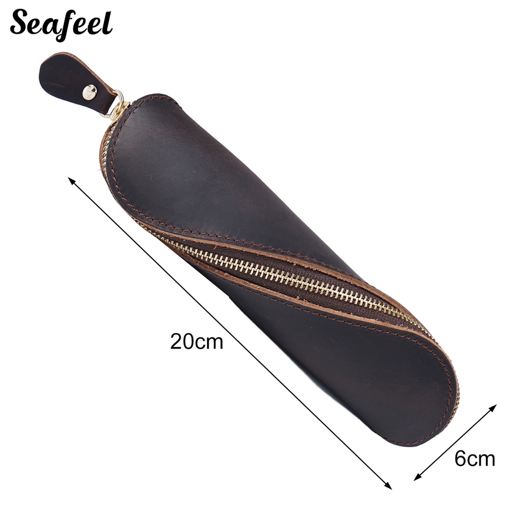 Túi Đựng Bút Chì / Cọ Trang Điểm Hình Chữ S Dung Tích Lớn Chống Bụi Bẩn Sử Dụng Hàng Ngày