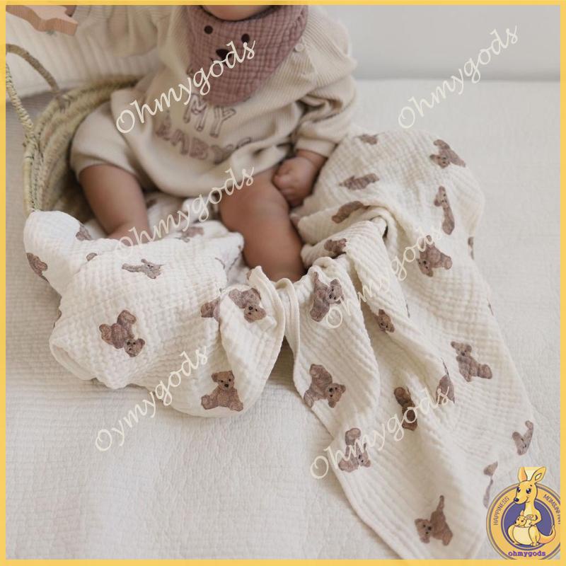 Túi Ngủ 2 Lớp 3 Lớp In Hình Gấu Đáng Yêu Cho Bé