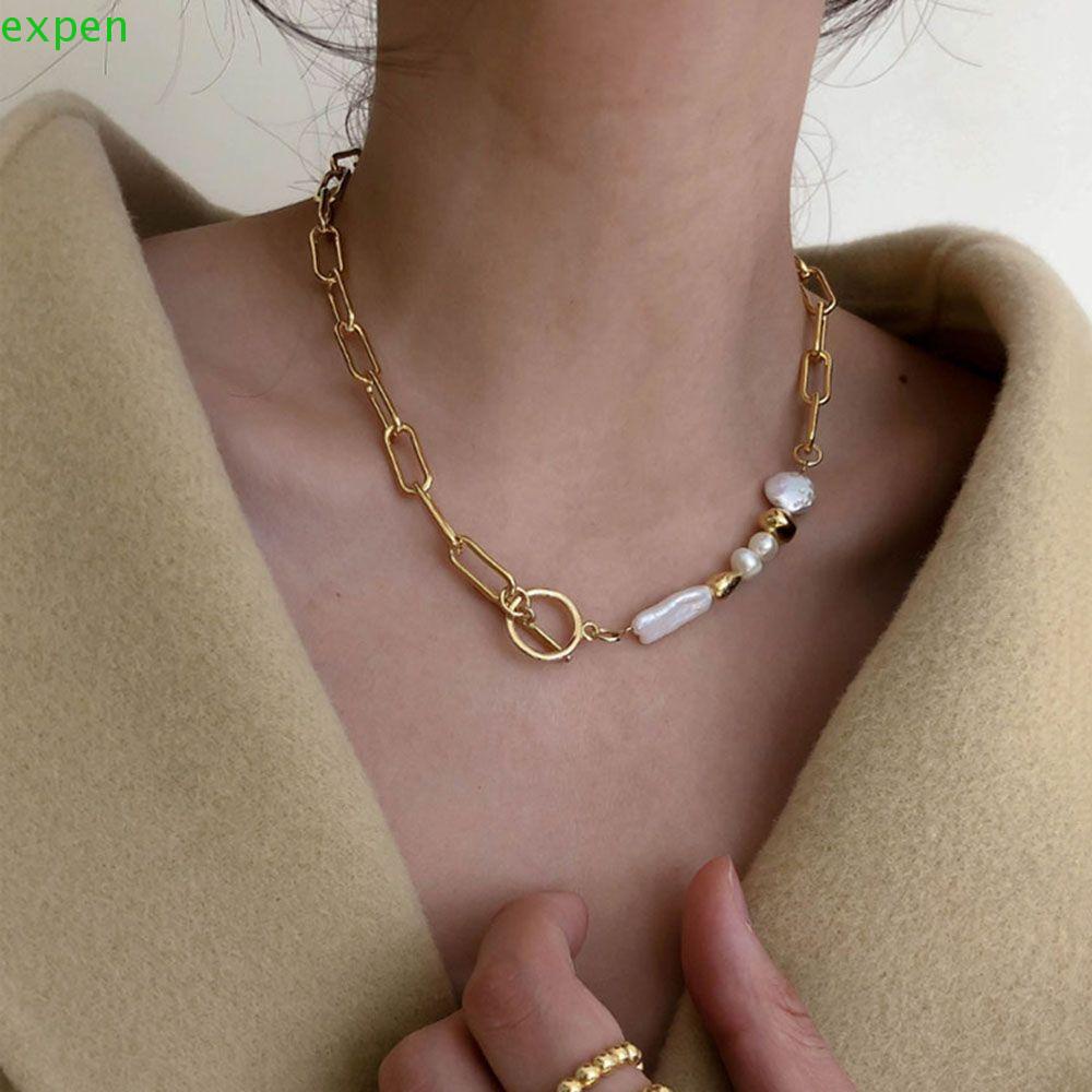 EXPEN Vòng Cổ Choker Dày Mặt Độc Đáo Thời Trang