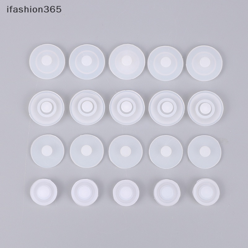 Set 5 Nắp Đậy Bình Nước / Cốc Chân Không Bằng Silicon Tiện Dụng Mang Theo Du Lịch ifashion365