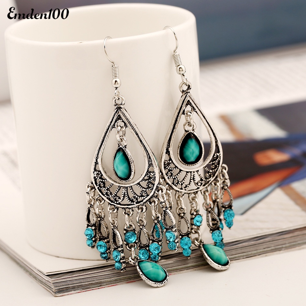 Đôi Bông Tai Dáng Dài Phong Cách Boho Thời Trang Cho Nữ