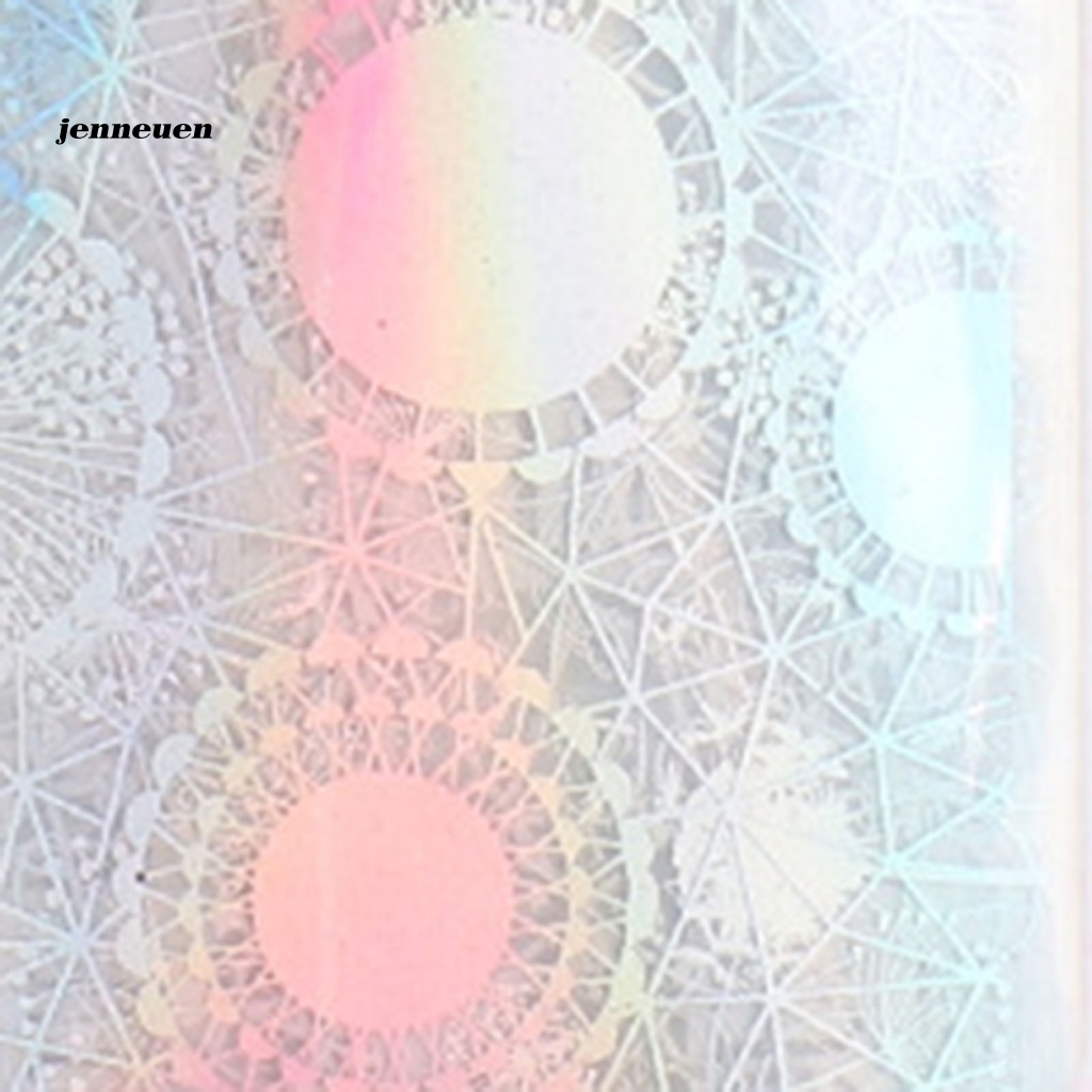 Set 10 Cuộn Giấy Foil Dán Trang Trí Móng Tay Cho Nữ Họa Tiết Ngôi Sao / Trái Tim