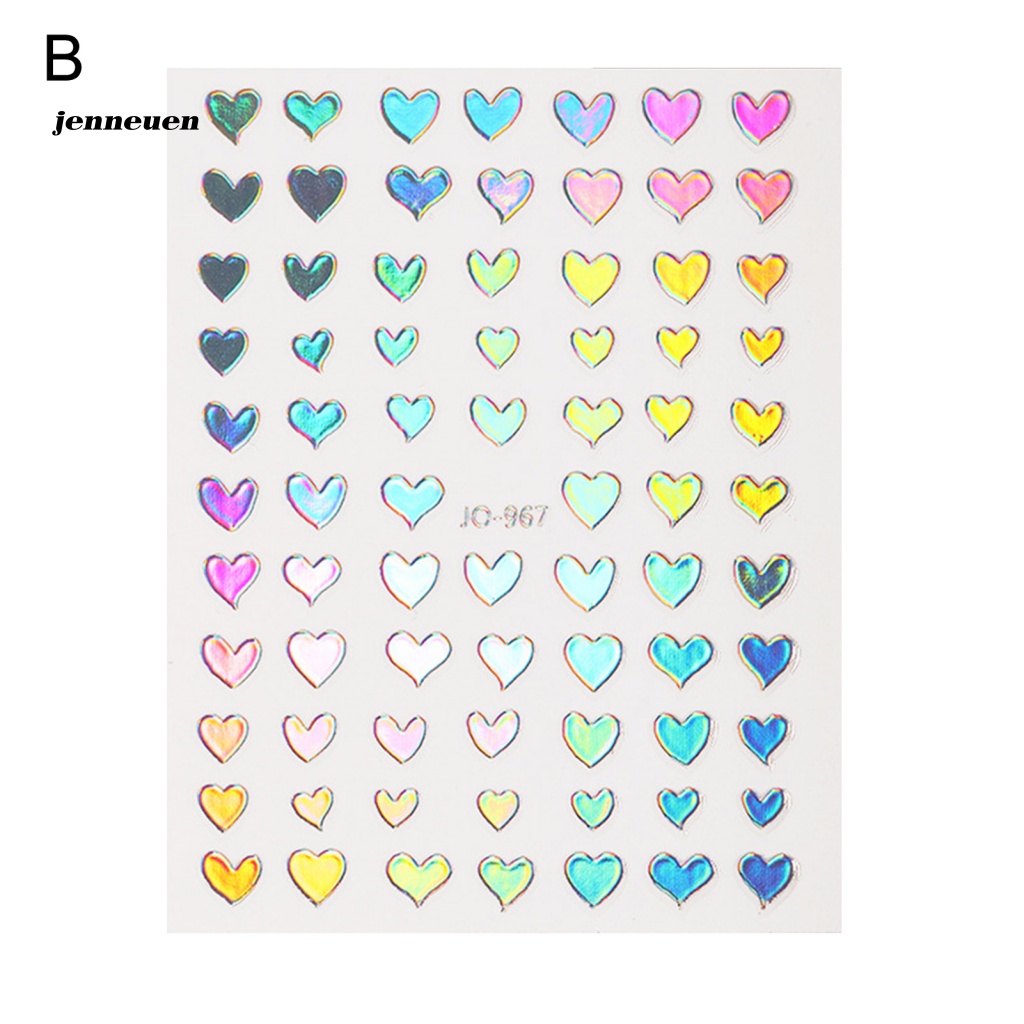 Miếng Dán Trang Trí Móng Tay Lấp Lánh Nhiều Màu Sắc