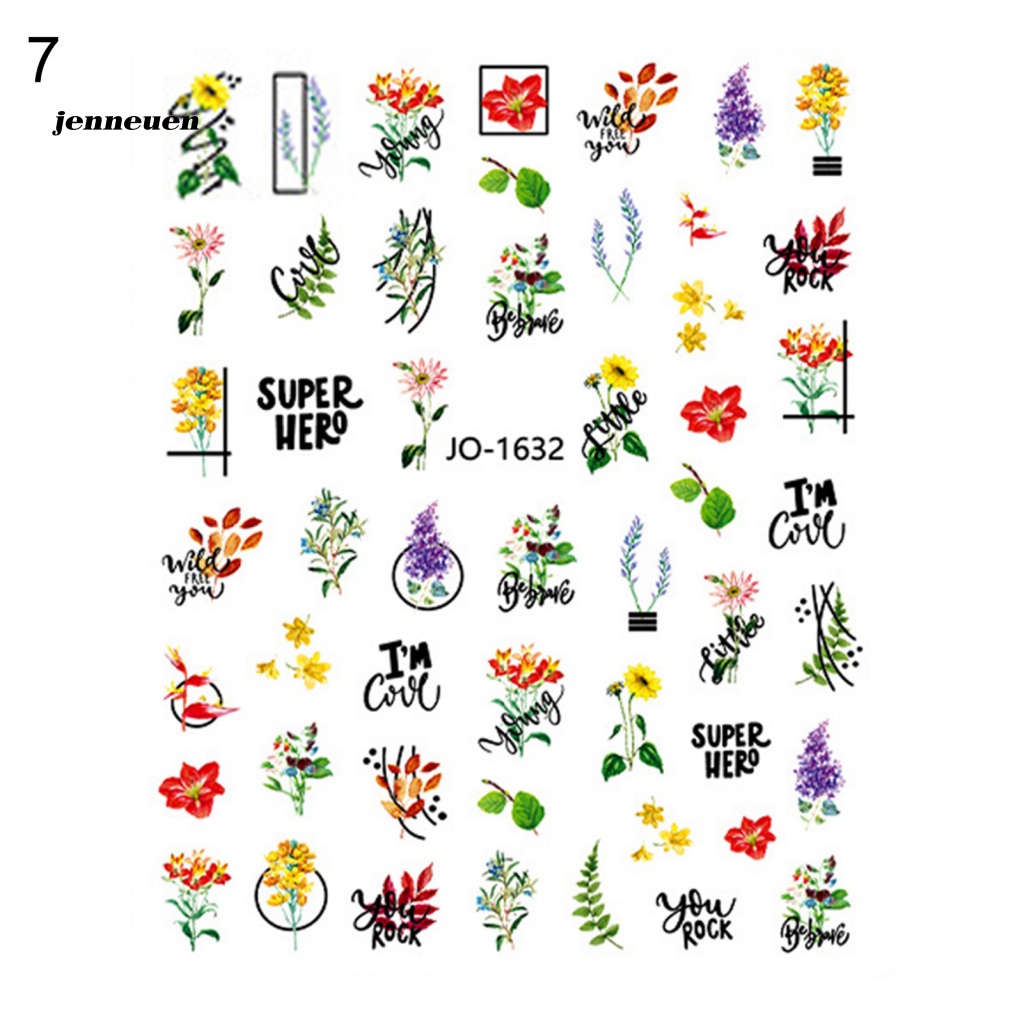 Giấy Dán Trang Trí Móng Tay Nghệ Thuật Nhiều Màu Sắc Dành Cho Học Sinh DIY