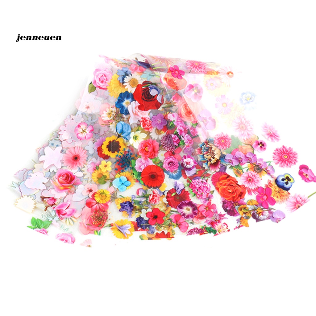 Set 10 Miếng Dán Trang Trí Móng Tay Nghệ Thuật Họa Tiết Động Vật Graffiti