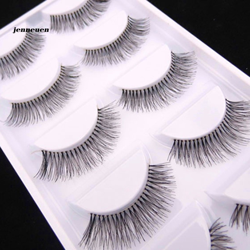 Bộ 5 Cặp Lông Mi Giả Nối Dài Tự Nhiên