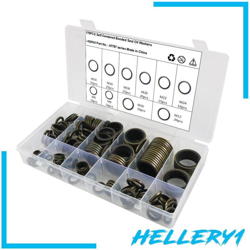 Set 170 Vòng Cao Su Chống Dầu Và Nhiệt