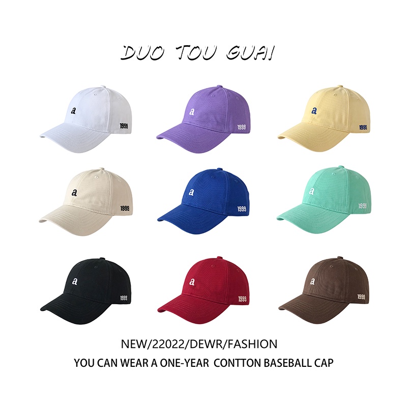 Nón Lưỡi Trai Thời Trang Hàn Quốc Thêu Chữ Cá Tính