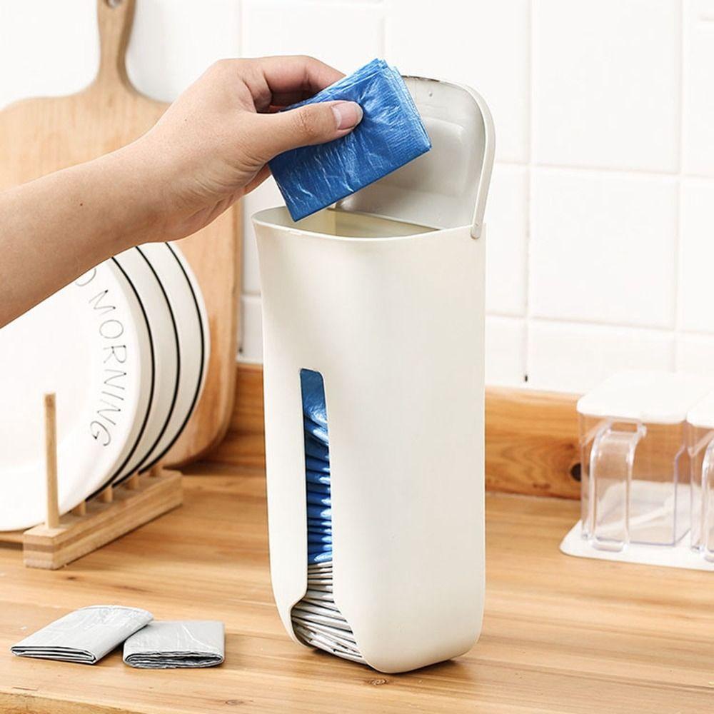 Giá Đỡ Túi Đựng Rác Gắn Tường Sức Chứa Lớn Bằng Nhựa Tiện Dụng Cho Phòng Tắm