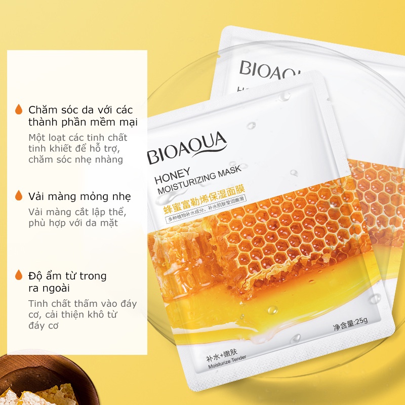 Mặt nạ giấy Bioaqua Hương Trái Cây dưỡng trắng cấp ẩm giảm mụn | BigBuy360 - bigbuy360.vn