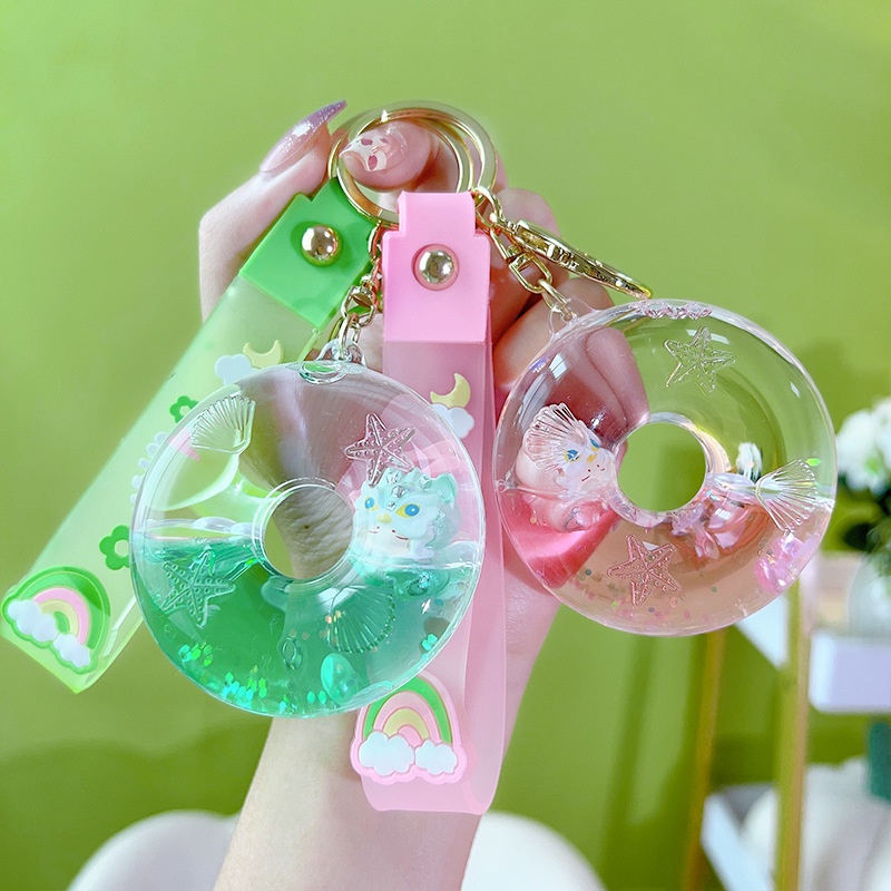 Móc Khóa Hình Búp Bê Múa Bằng Acrylic Dễ Thương