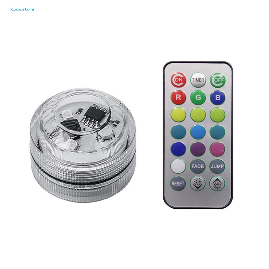 Đèn RGB IP68 Nhiều Màu Sắc Chống Thấm Nước Có Điều Khiển Từ Xa Trang Trí Nội Thất Xe Hơi / Bể Cá
