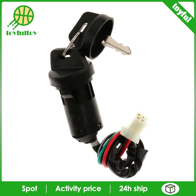 Ổ Khóa Đánh Lửa 4 Dây Cho 90cc 110cc 125cc 150cc 200cc